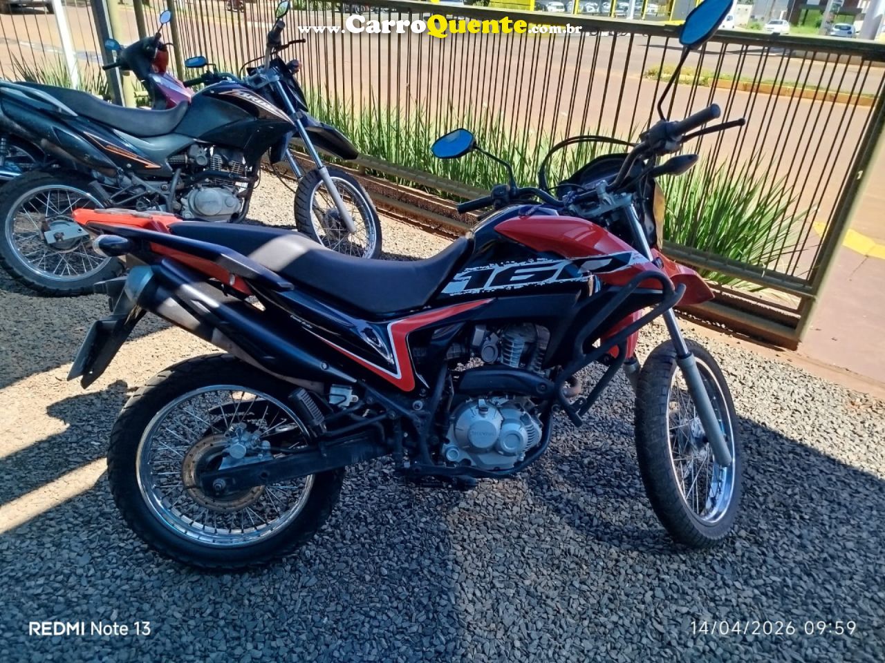 HONDA   NXR 160 BROS ESDD FLEXONE   VERMELHO 2020 1.0 FLEX - Loja