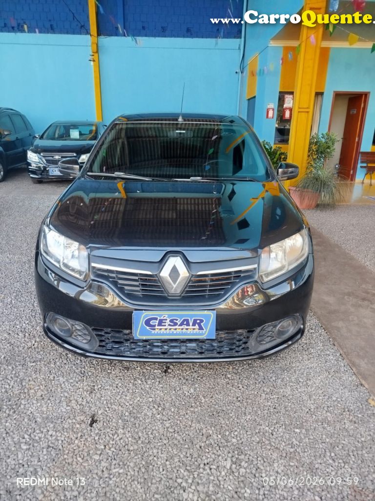 RENAULT   SANDERO EXPR 10   PRETO 2015 1.0 FLEX - Loja