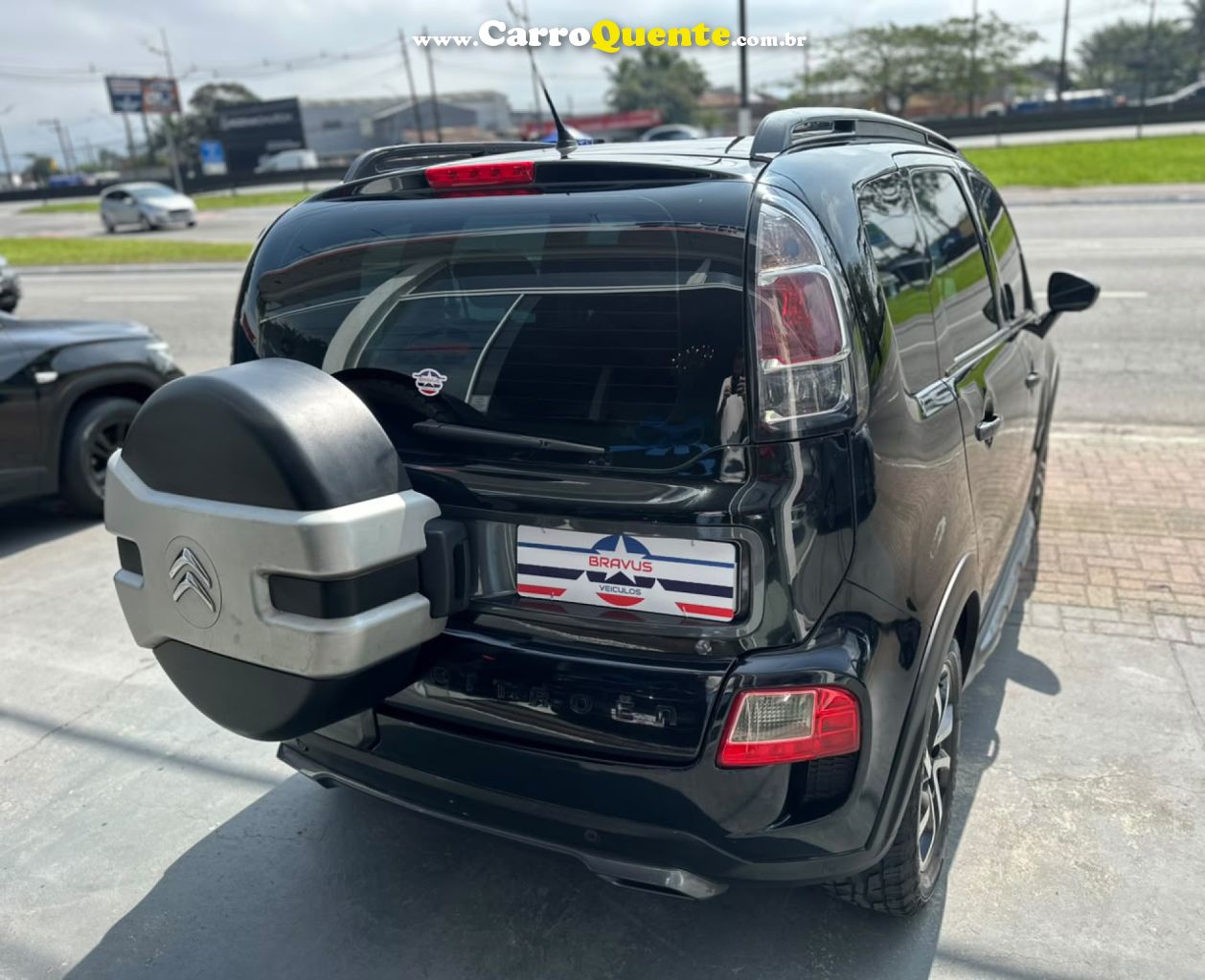 CITROËN   AIRCROSS EXCLUSIVE 1.6 FLEX 16V 5P AUT.   PRETO 2015 1.6 FLEX - Loja