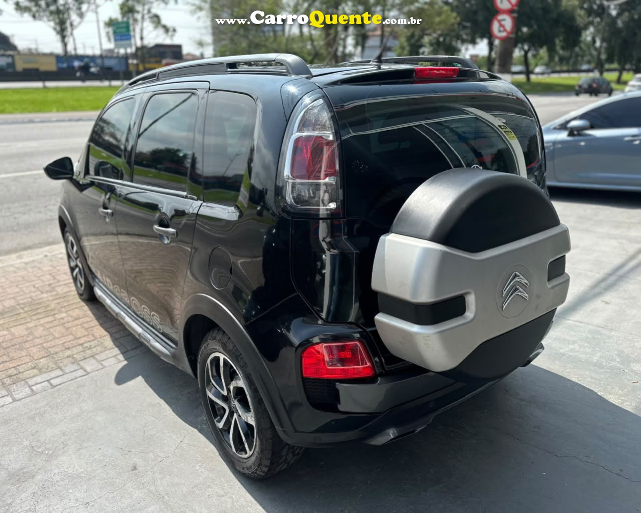 CITROËN   AIRCROSS EXCLUSIVE 1.6 FLEX 16V 5P AUT.   PRETO 2015 1.6 FLEX - Loja