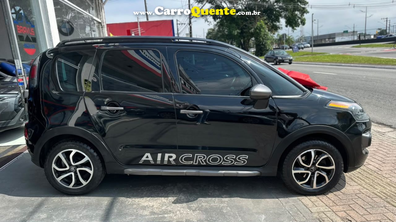 CITROËN   AIRCROSS EXCLUSIVE 1.6 FLEX 16V 5P AUT.   PRETO 2015 1.6 FLEX - Loja