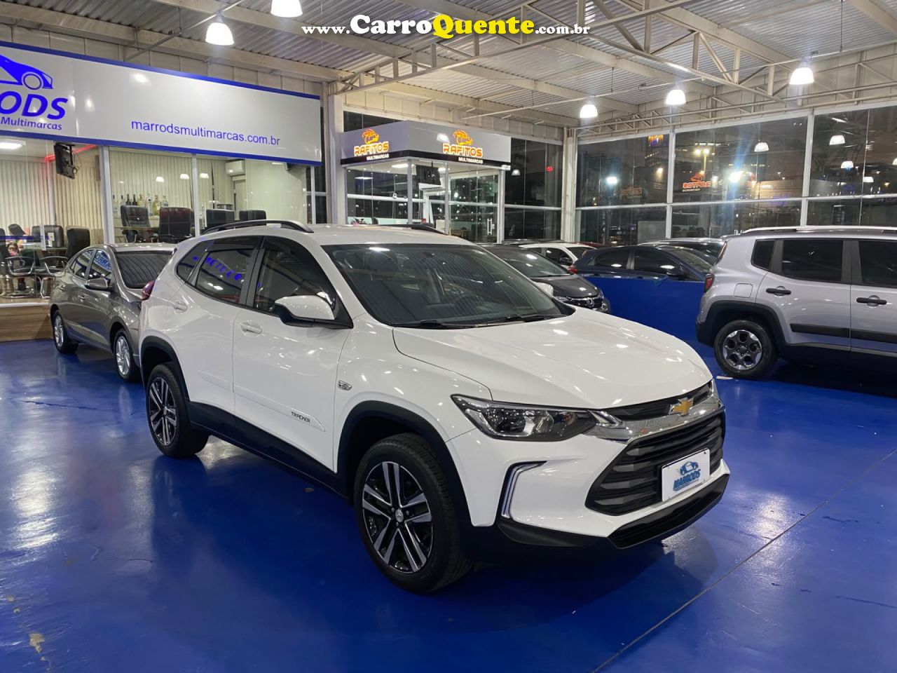 CHEVROLET   TRACKER LT 1.0 TURBO 12V FLEX AUT.   BRANCO 2024 1.0 FLEX - Loja