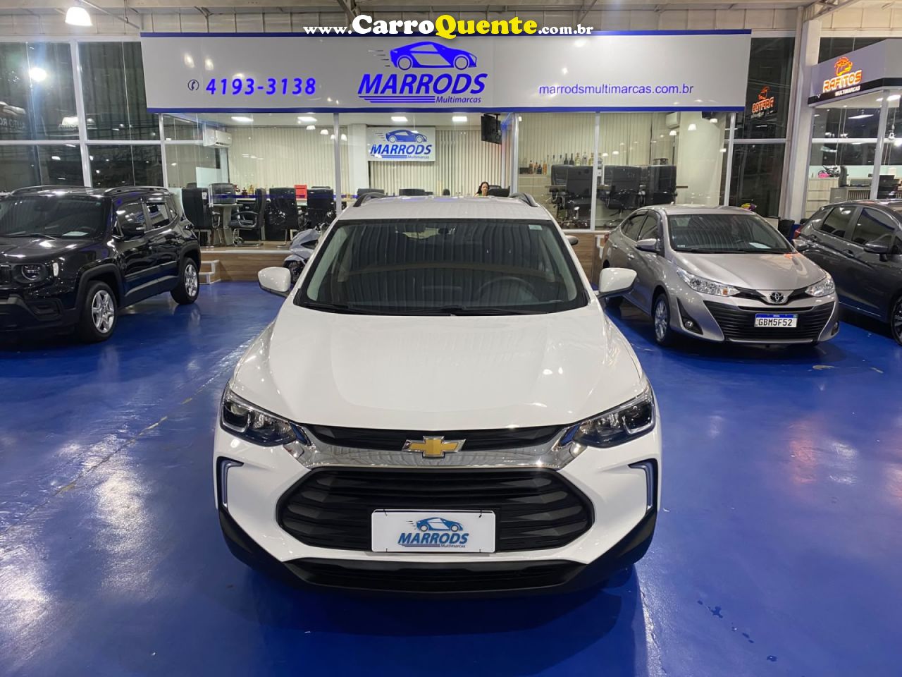 CHEVROLET   TRACKER LT 1.0 TURBO 12V FLEX AUT.   BRANCO 2024 1.0 FLEX - Loja