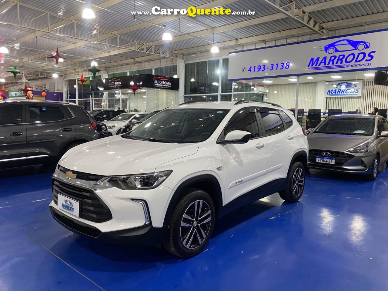 CHEVROLET   TRACKER LT 1.0 TURBO 12V FLEX AUT.   BRANCO 2024 1.0 FLEX - Loja