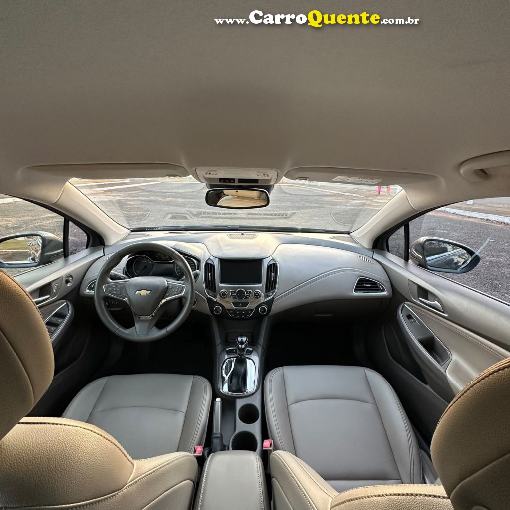 CHEVROLET   CRUZE LTZ 1.4 16V TURBO FLEX 4P AUT.   CINZA 2018 1.4 FLEX - Loja