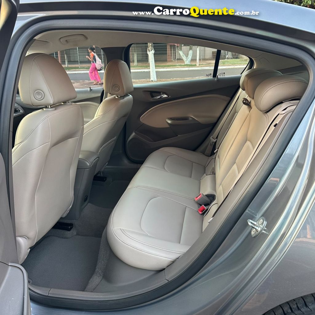 CHEVROLET   CRUZE LTZ 1.4 16V TURBO FLEX 4P AUT.   CINZA 2018 1.4 FLEX - Loja