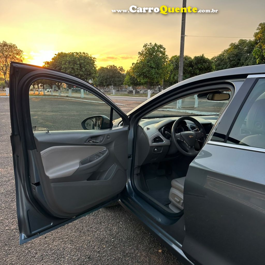 CHEVROLET   CRUZE LTZ 1.4 16V TURBO FLEX 4P AUT.   CINZA 2018 1.4 FLEX - Loja