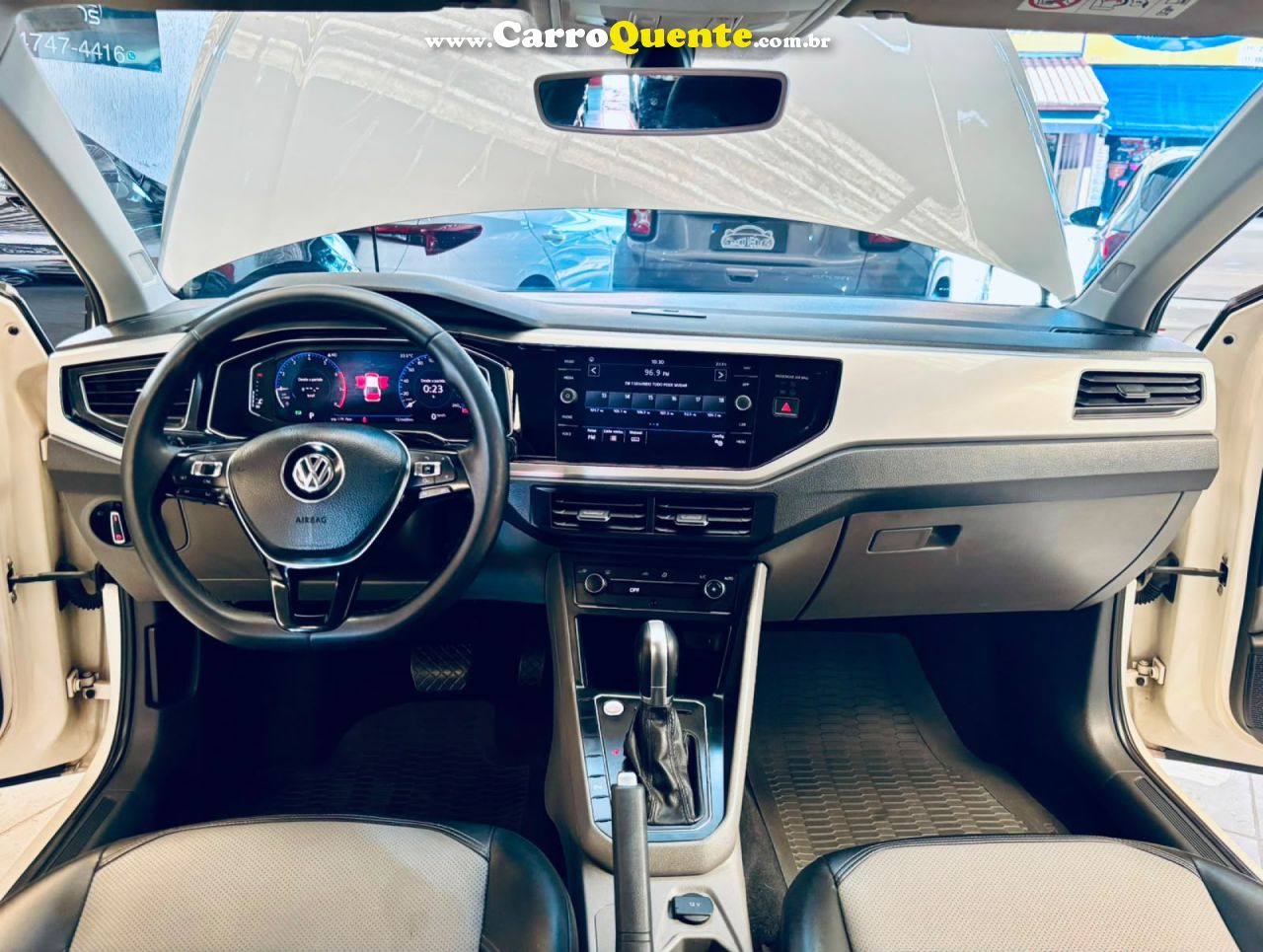 VOLKSWAGEN   VIRTUS HIGHLINE 200 TSI 1.0 FLEX 12V AUT   BRANCO 2021 1.0 FLEX - Loja