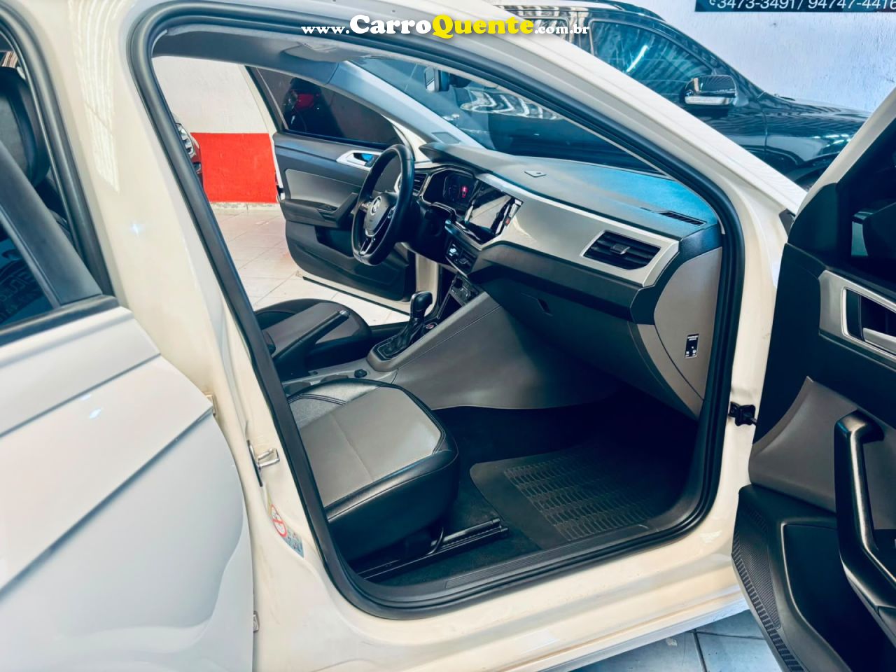 VOLKSWAGEN   VIRTUS HIGHLINE 200 TSI 1.0 FLEX 12V AUT   BRANCO 2021 1.0 FLEX - Loja