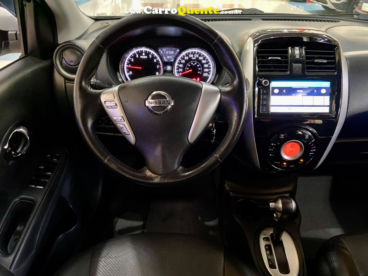 NISSAN VERSA 1.6 16V SL 2019 - Loja