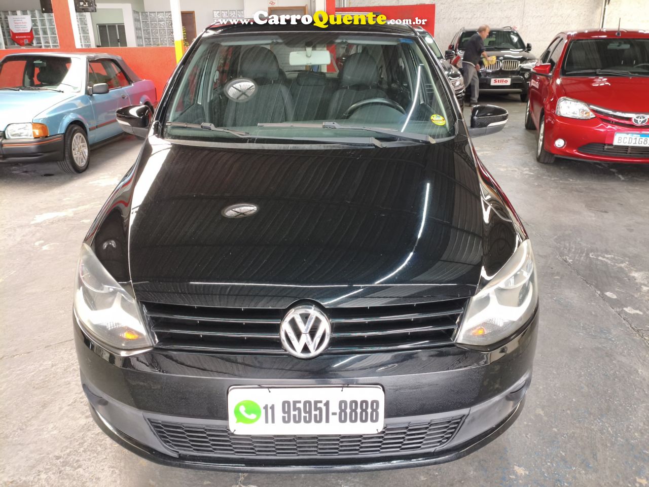 VOLKSWAGEN   FOX PRIMEHIGLI. 1.6 TOTAL FLEX 8V 5P   PRETO 2013 1.6 FLEX - Loja