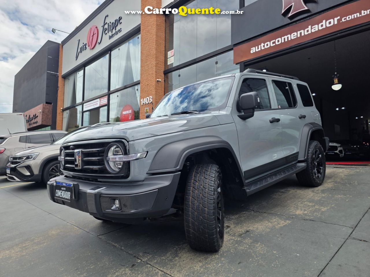 GWM   GWM TANK 300 PHEV 1.5 TB 4X4 HIBRIDO   CINZA 2026 1.5 GASOLINA E ELÉTRICO - Loja