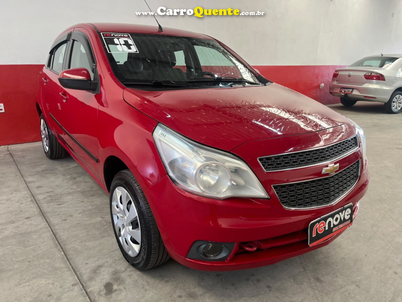 CHEVROLET   AGILE LT 1.4 MPFI 8V FLEXPOWER 5P   VERMELHO 2010 1.4 FLEX - Loja