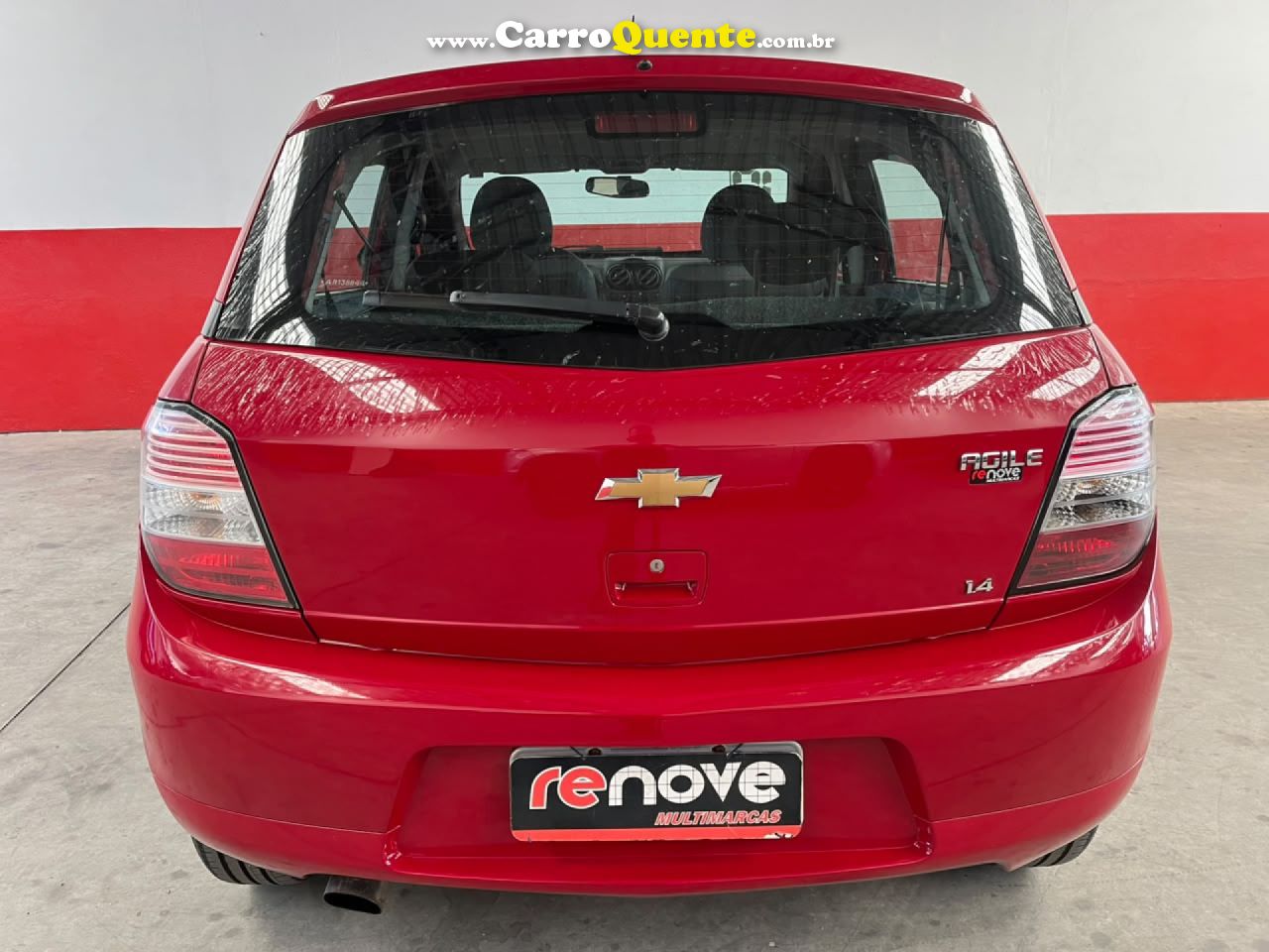CHEVROLET   AGILE LT 1.4 MPFI 8V FLEXPOWER 5P   VERMELHO 2010 1.4 FLEX - Loja