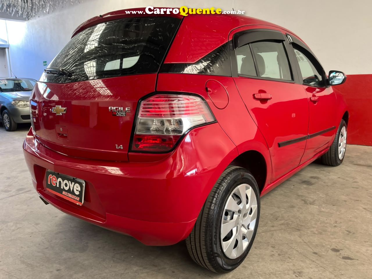 CHEVROLET   AGILE LT 1.4 MPFI 8V FLEXPOWER 5P   VERMELHO 2010 1.4 FLEX - Loja
