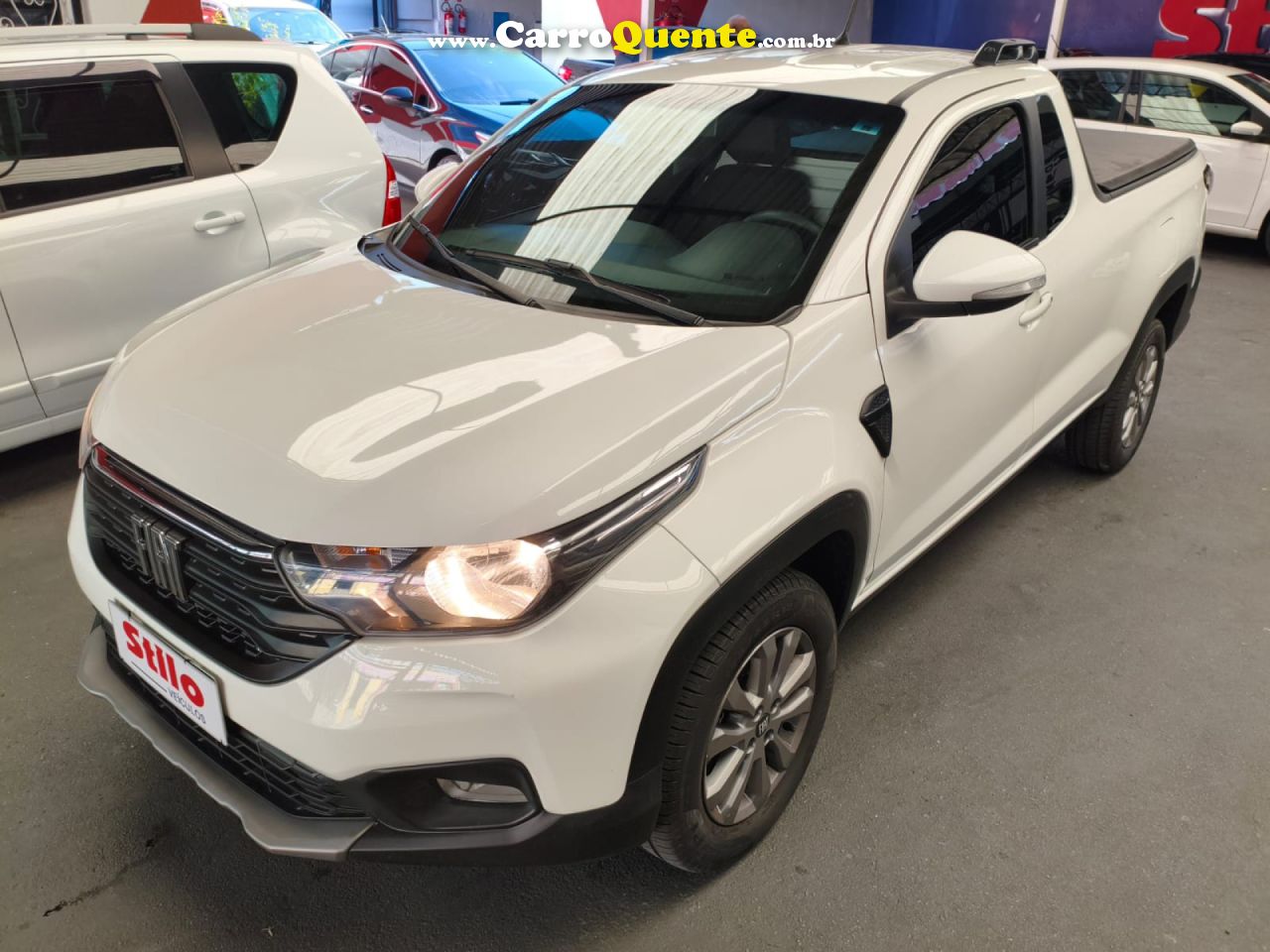 FIAT   STRADA FREEDOM 1.3 FLEX 8V  CS PLUS   BRANCO 2024 1.3 FLEX - Loja