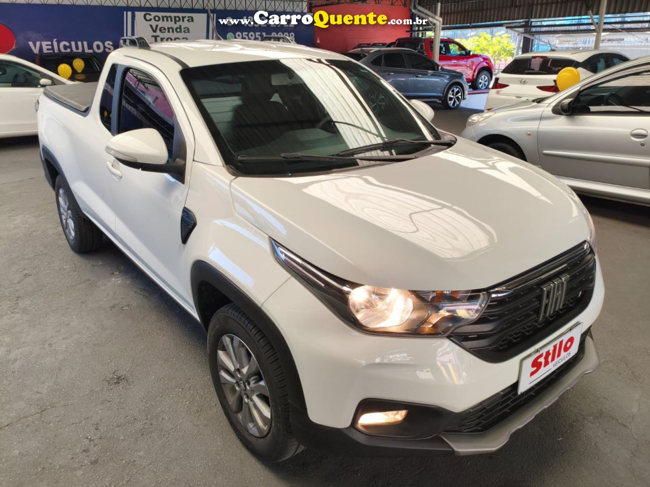 FIAT   STRADA FREEDOM 1.3 FLEX 8V  CS PLUS   BRANCO 2024 1.3 FLEX - Loja