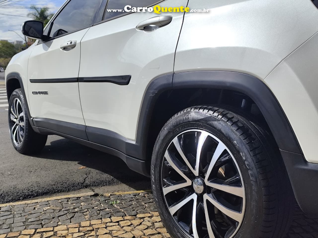 JEEP   COMPASS LONGITUDE 2.0 4X4 DIES. 16V AUT.   BRANCO 2018 2.0 DIESEL - Loja