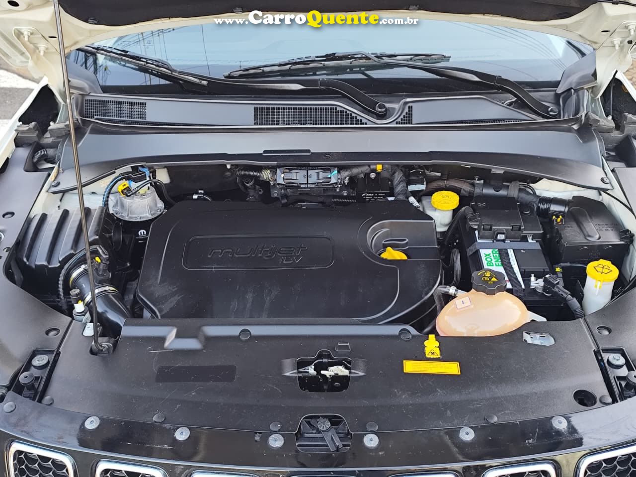 JEEP   COMPASS LONGITUDE 2.0 4X4 DIES. 16V AUT.   BRANCO 2018 2.0 DIESEL - Loja