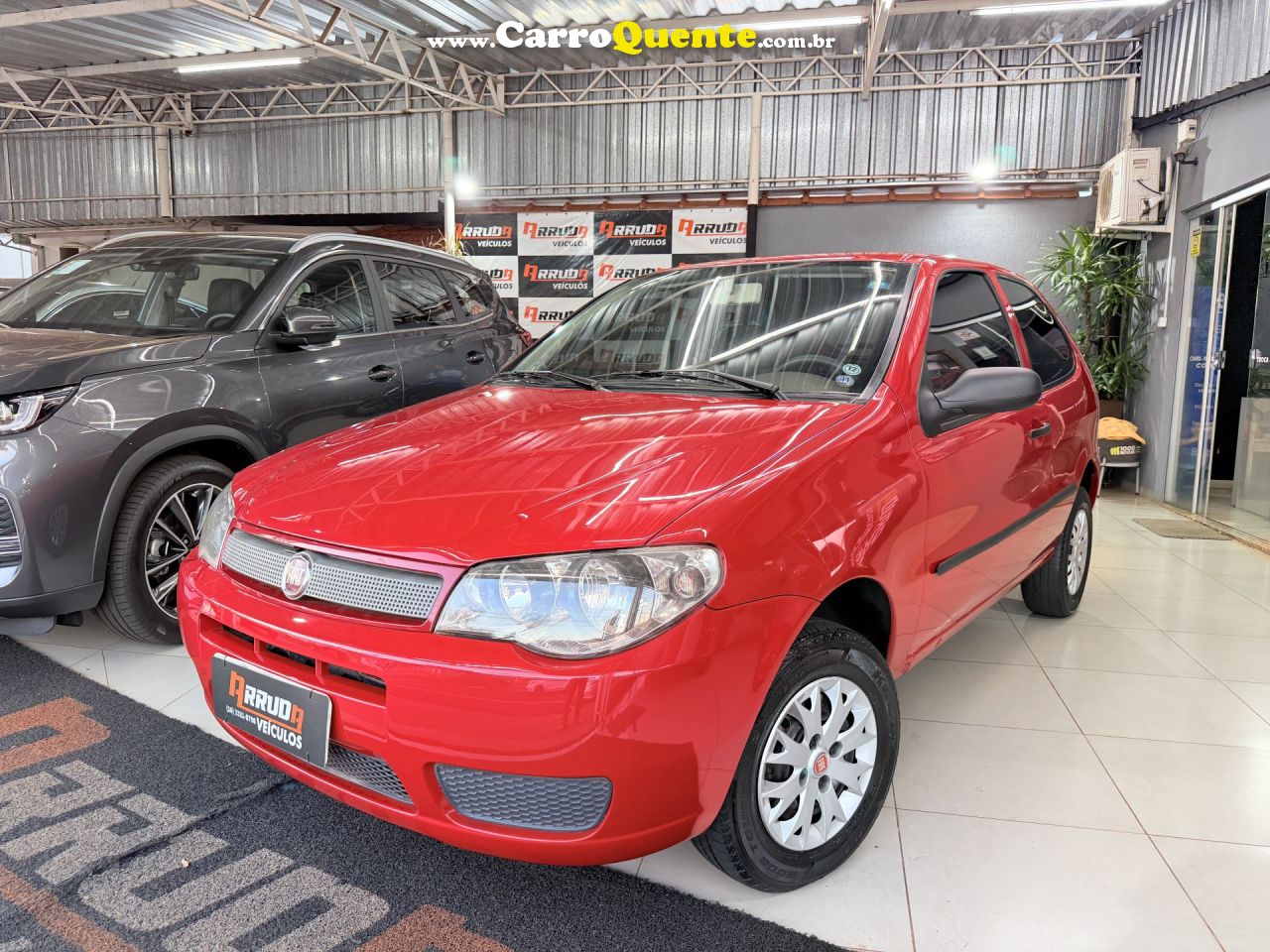 FIAT   PALIO 1.0 ECONOMY FIRE FLEX 8V 2P   VERMELHO 2010 1.0 FLEX - Loja