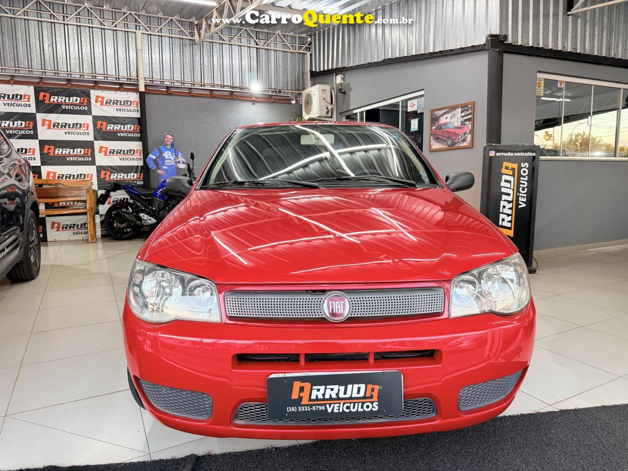 FIAT   PALIO 1.0 ECONOMY FIRE FLEX 8V 2P   VERMELHO 2010 1.0 FLEX - Loja