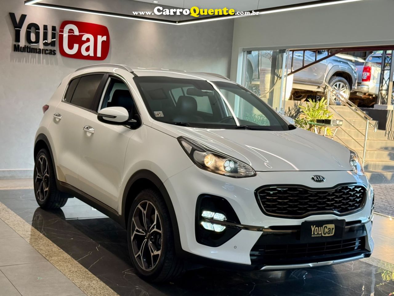KIA   SPORTAGE EX 2.0 16V 2.0 16V FLEX AUT.   BRANCO 2019 2.0 FLEX - Loja