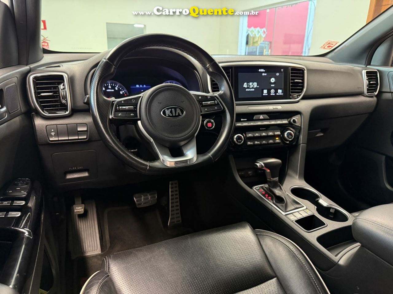 KIA   SPORTAGE EX 2.0 16V 2.0 16V FLEX AUT.   BRANCO 2019 2.0 FLEX - Loja