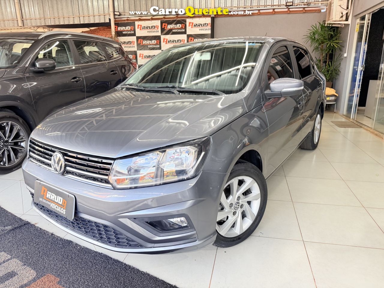VOLKSWAGEN   VOYAGE 1.6 MSI FLEX 16V 4P AUT.   CINZA 2019 1.6 FLEX - Loja