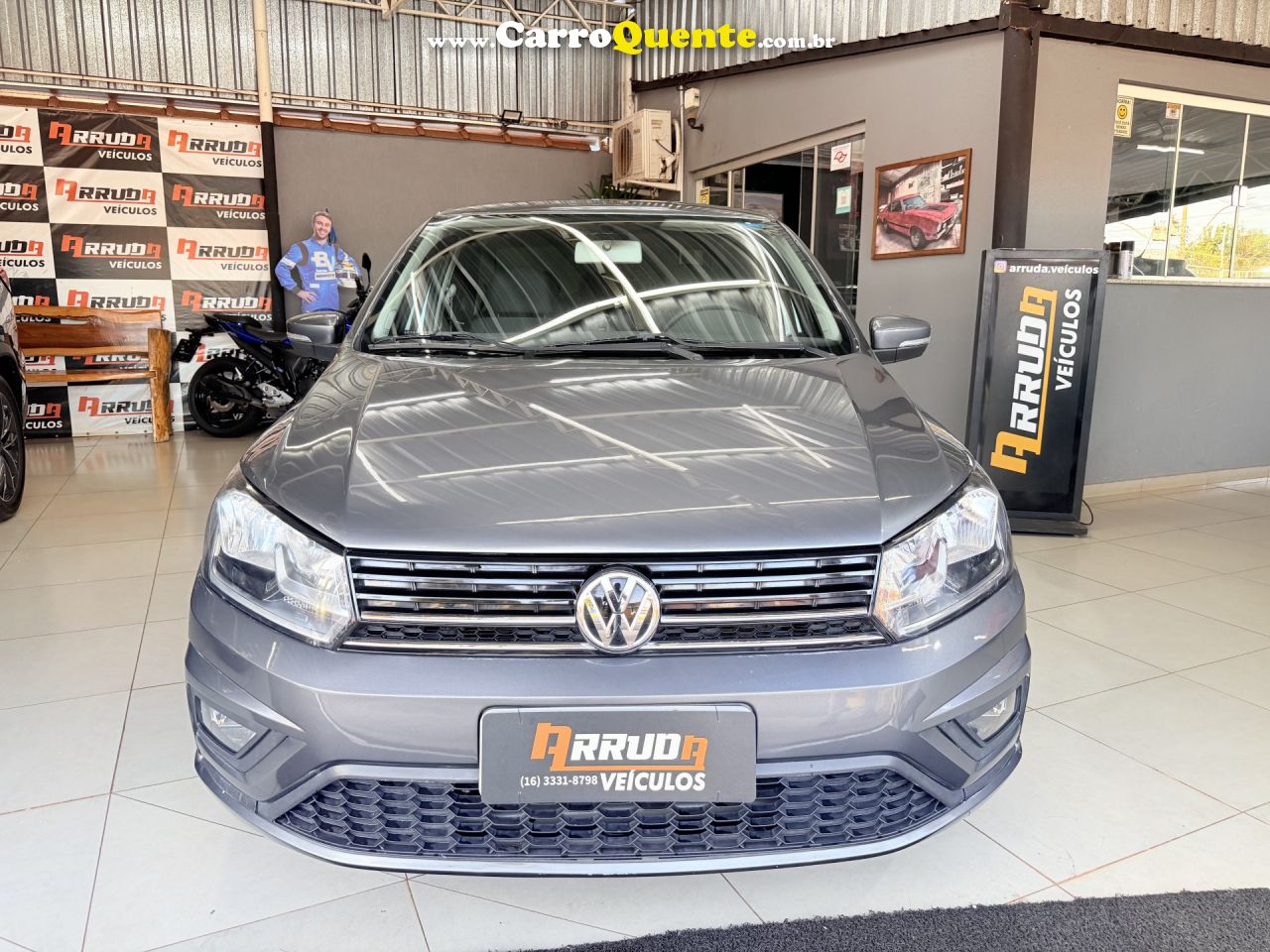 VOLKSWAGEN   VOYAGE 1.6 MSI FLEX 16V 4P AUT.   CINZA 2019 1.6 FLEX - Loja