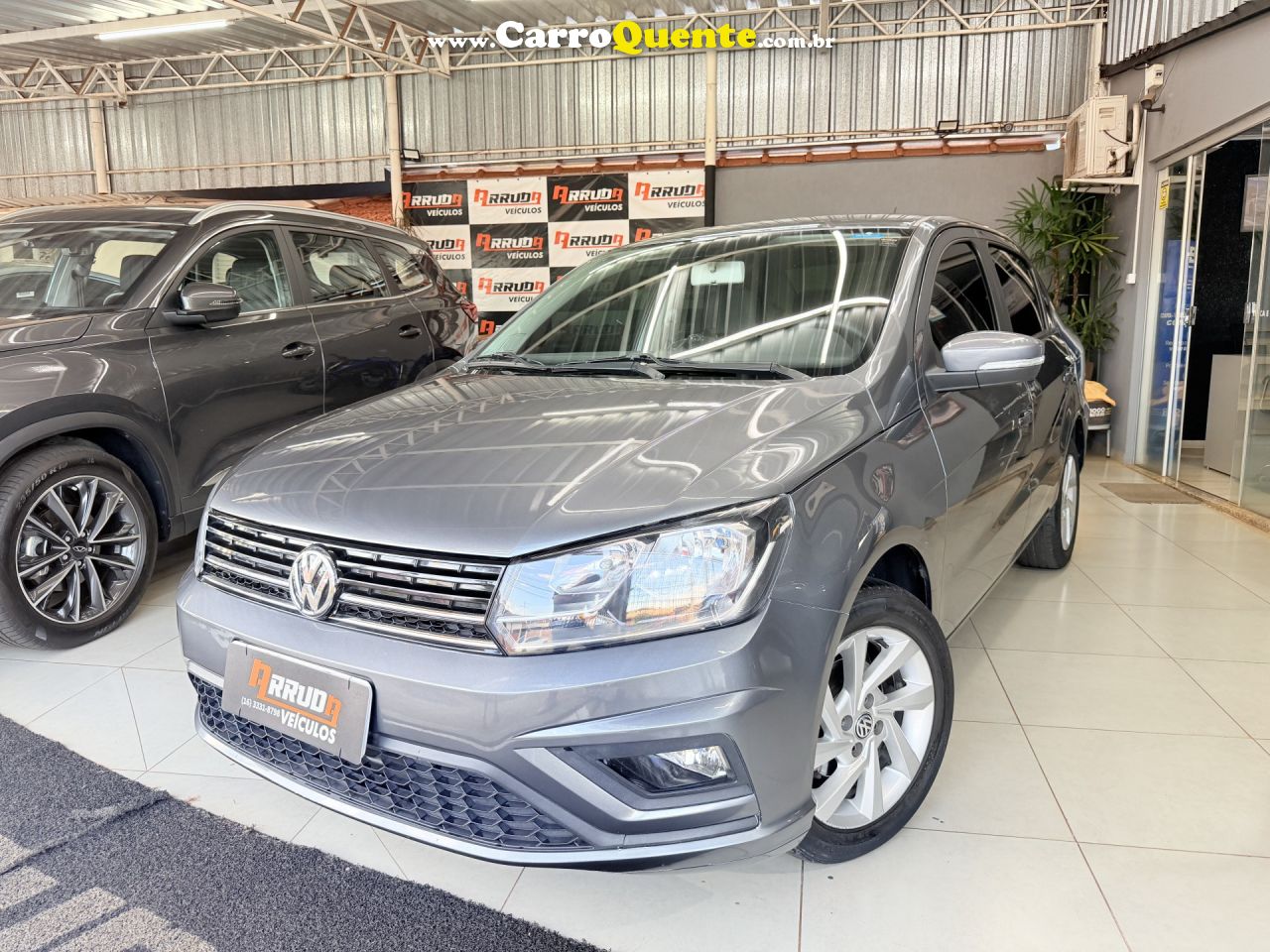 VOLKSWAGEN   VOYAGE 1.6 MSI FLEX 16V 4P AUT.   CINZA 2019 1.6 FLEX - Loja
