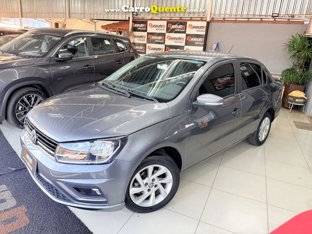 VOLKSWAGEN   VOYAGE 1.6 MSI FLEX 16V 4P AUT.   CINZA 2019 1.6 FLEX - Loja
