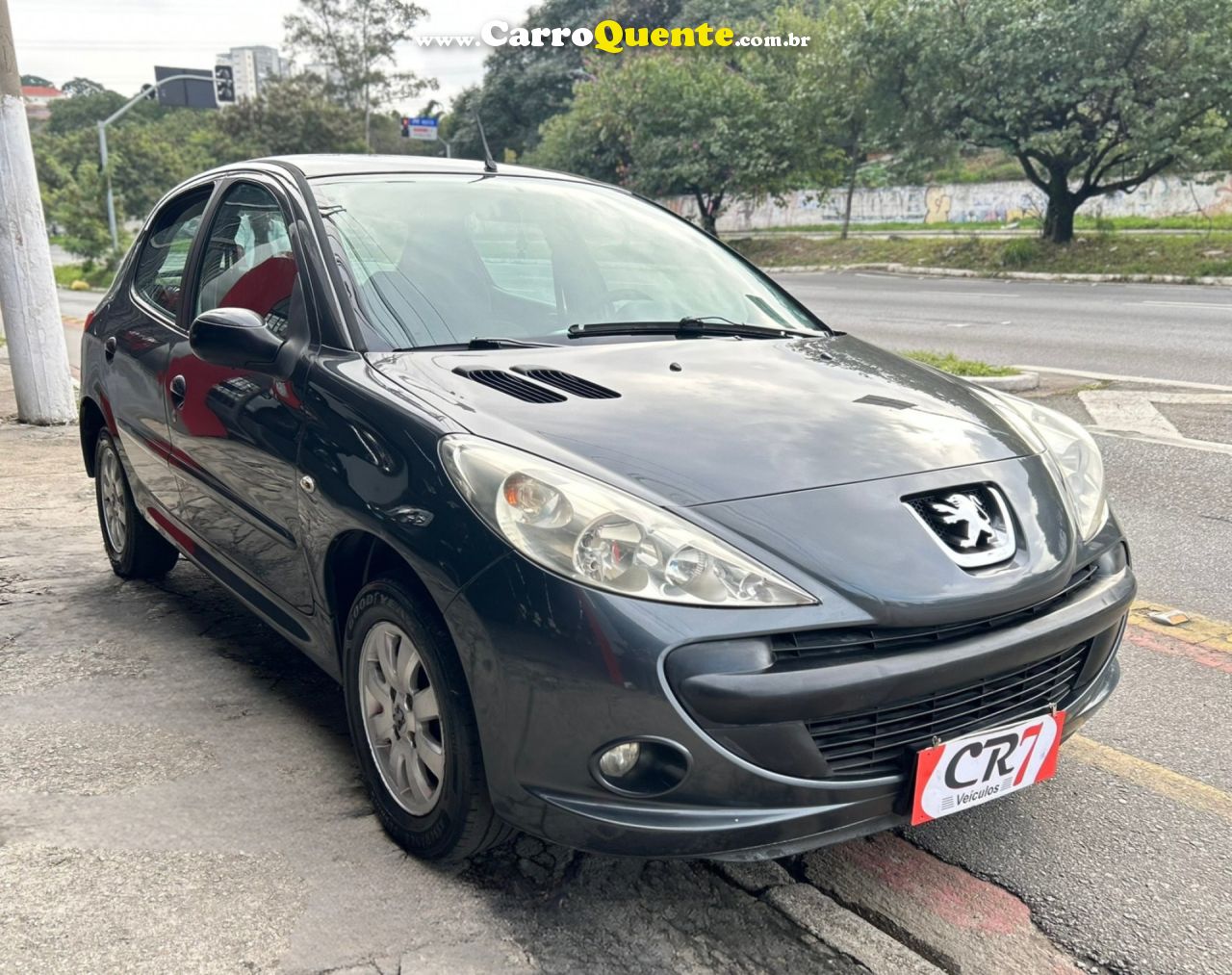 PEUGEOT   207 XR SPORT 1.4 FLEX 8V 5P   CINZA 2010 1.4 FLEX - Loja
