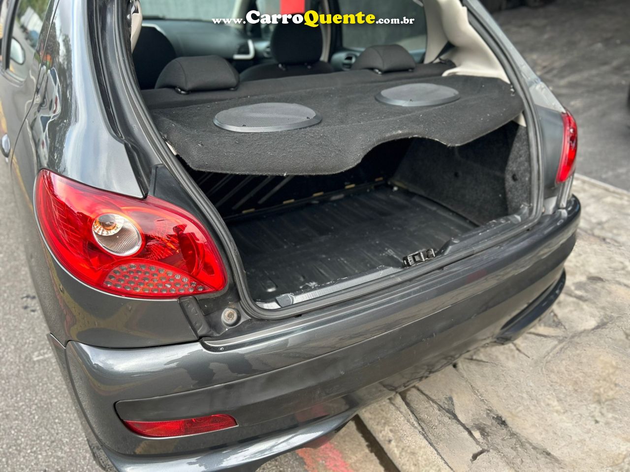 PEUGEOT   207 XR SPORT 1.4 FLEX 8V 5P   CINZA 2010 1.4 FLEX - Loja