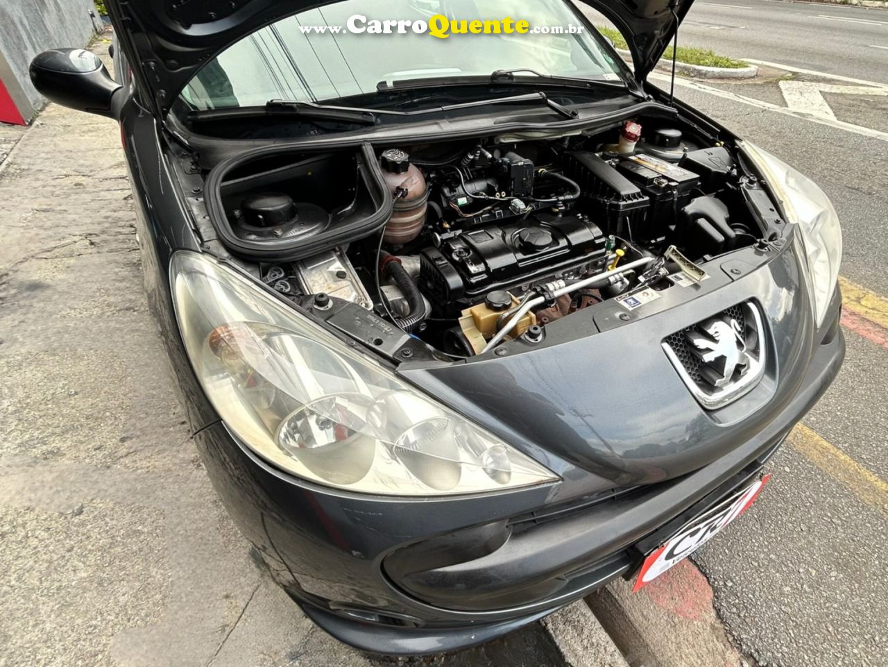 PEUGEOT   207 XR SPORT 1.4 FLEX 8V 5P   CINZA 2010 1.4 FLEX - Loja