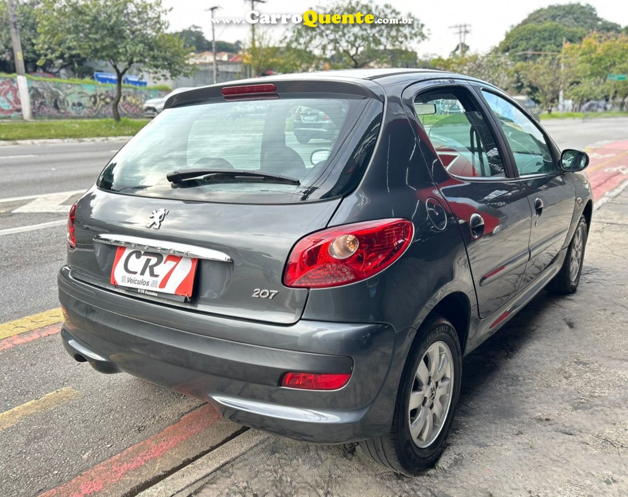 PEUGEOT   207 XR SPORT 1.4 FLEX 8V 5P   CINZA 2010 1.4 FLEX - Loja