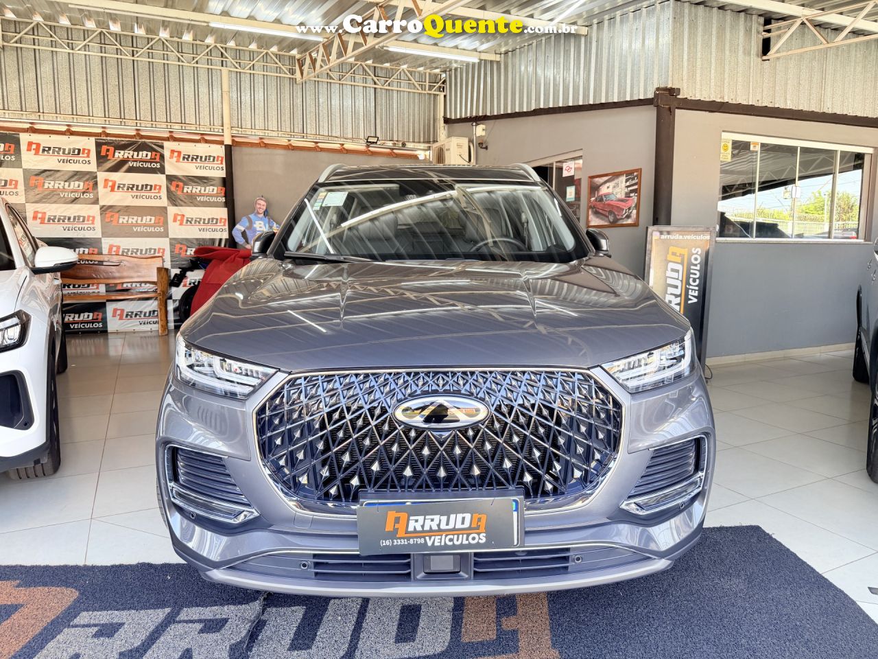 CHERY   TIGGO 8 MAX DRIVE 1.6 TURBO AUT.   CINZA 2026 1.6 GASOLINA - Loja