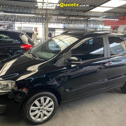 VOLKSWAGEN   SPACEFOX 1.6 1.6 TREND TOTAL FLEX 8V 5P   PRETO 2013 1.6 FLEX