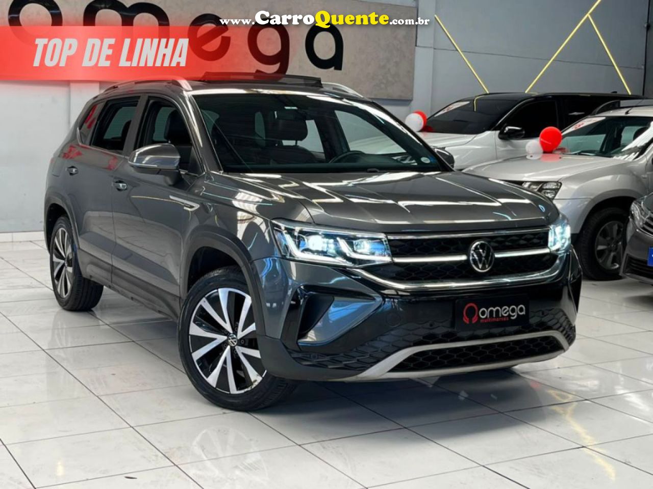 VOLKSWAGEN   TAOS HIGHLINE 1.4 250 TSI FLEX AUT.   CINZA 2022 1.4 FLEX - Loja