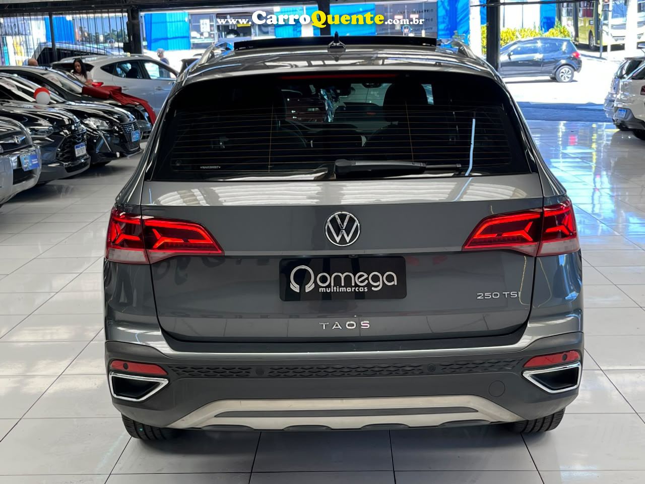VOLKSWAGEN   TAOS HIGHLINE 1.4 250 TSI FLEX AUT.   CINZA 2022 1.4 FLEX - Loja