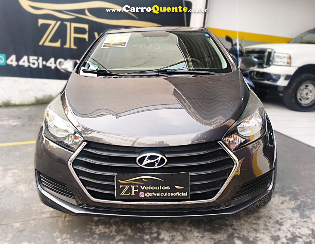 HYUNDAI   HB20 COMFORT PLUS 1.0 TB FLEX 12V MEC.   CINZA 2017 1.0 FLEX - Loja