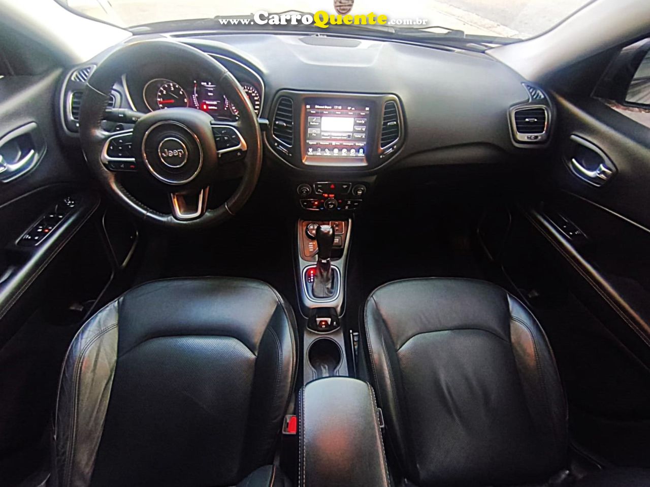 JEEP   COMPASS LONGITUDE 2.0 4X4 DIES. 16V AUT.   CINZA 2017 2.0 DIESEL - Loja