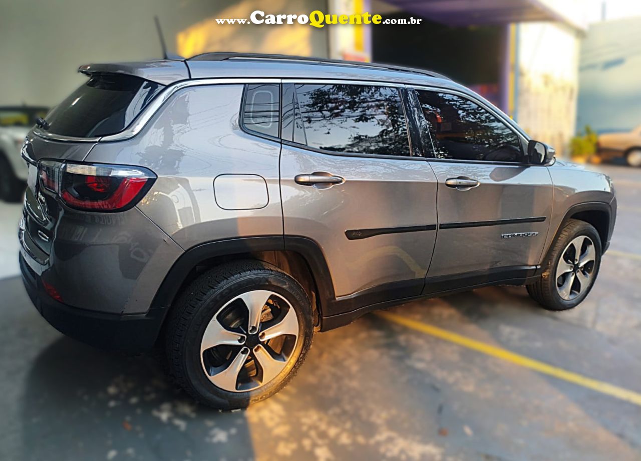 JEEP   COMPASS LONGITUDE 2.0 4X4 DIES. 16V AUT.   CINZA 2017 2.0 DIESEL - Loja