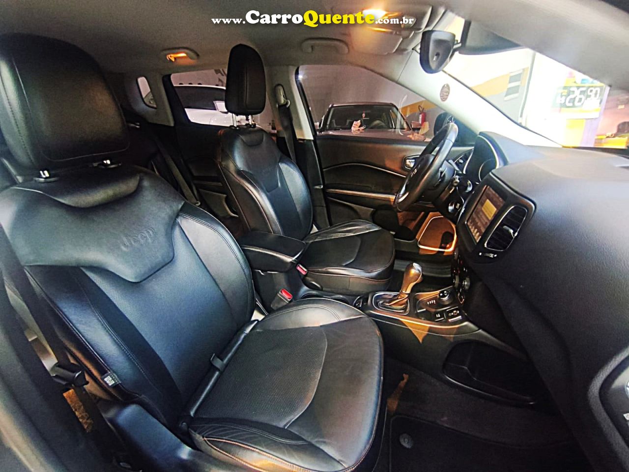 JEEP   COMPASS LONGITUDE 2.0 4X4 DIES. 16V AUT.   CINZA 2017 2.0 DIESEL - Loja