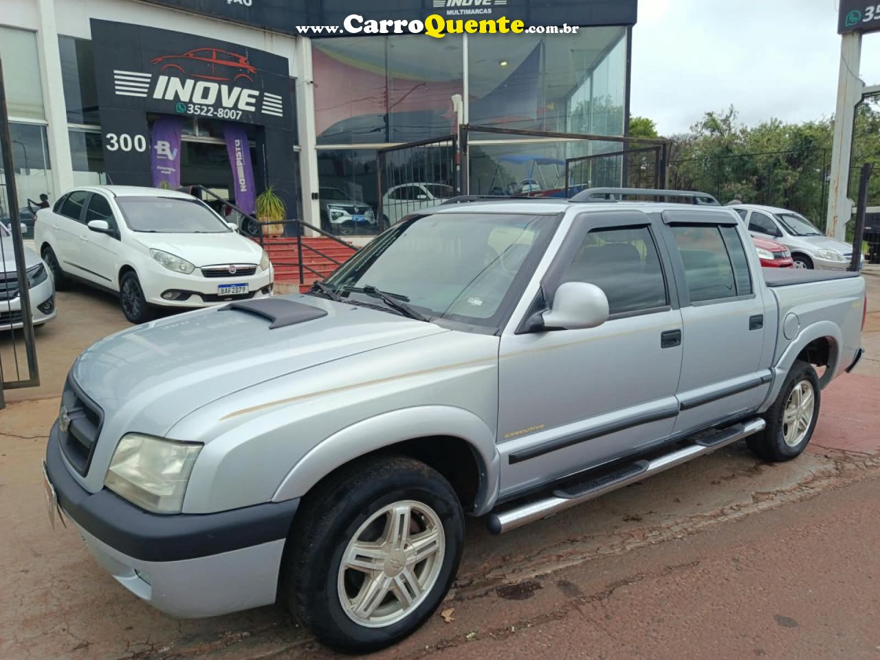 CHEVROLET   S10 EXECUTIVE 2.8 4X4   PRATA 2007 2.8 DIESEL - Loja