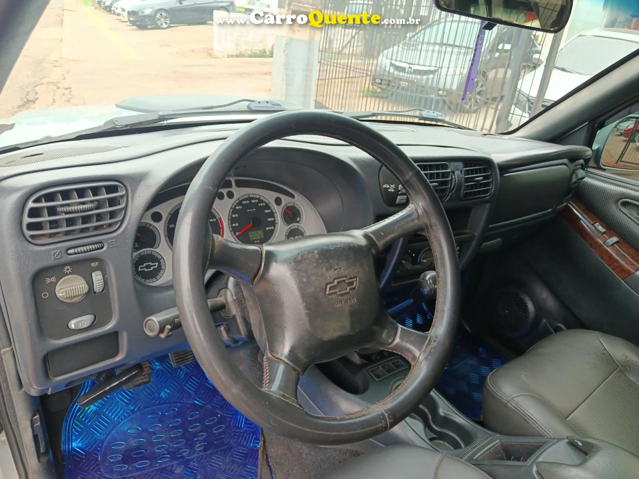 CHEVROLET   S10 EXECUTIVE 2.8 4X4   PRATA 2007 2.8 DIESEL - Loja