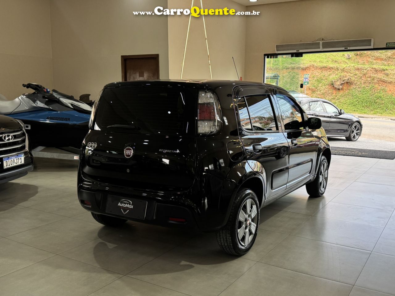 FIAT   UNO ATTRACTIVE 1.0 FIRE FLEX 8V 5P   PRETO 2015 1.0 FLEX - Loja