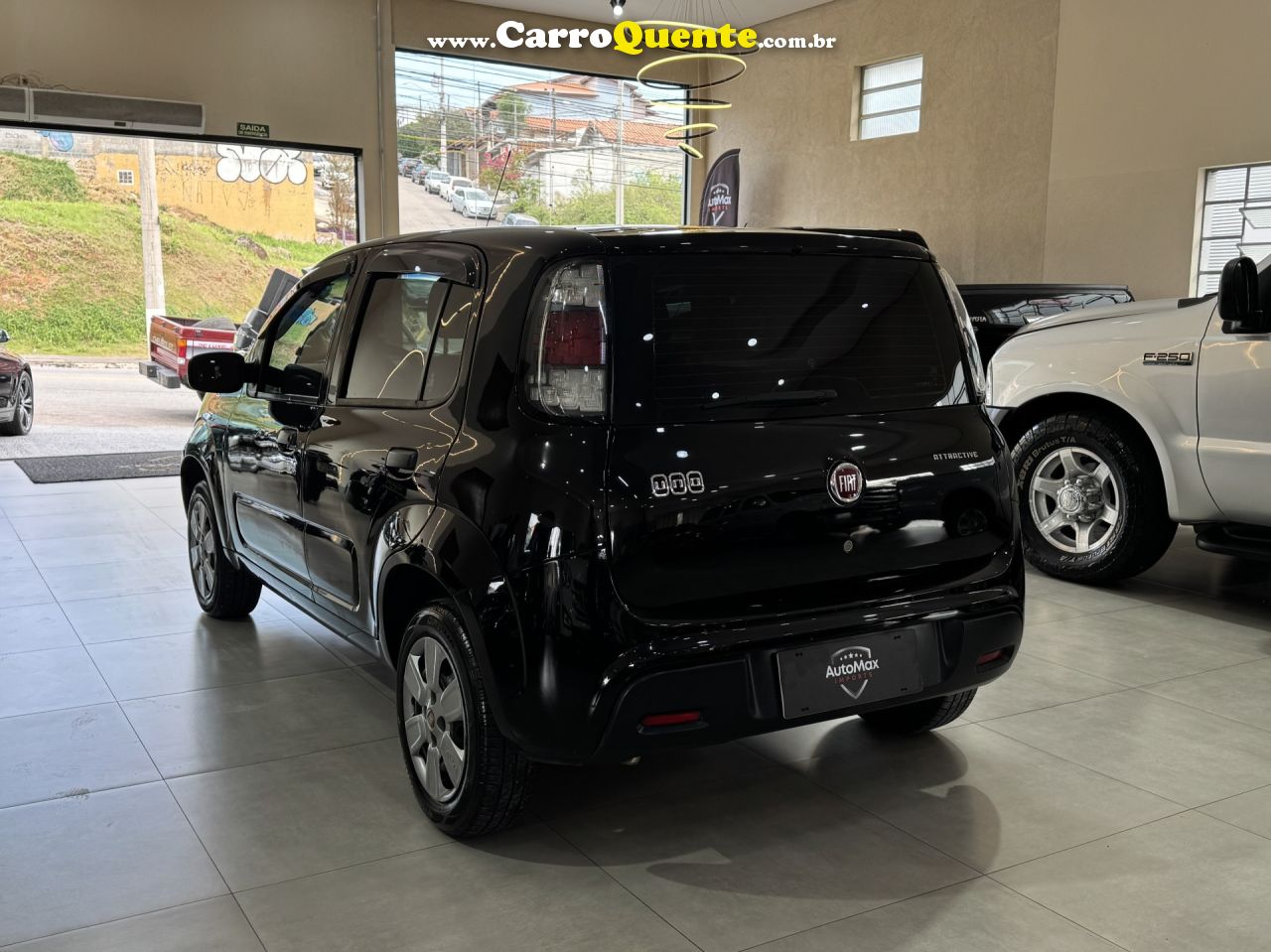 FIAT   UNO ATTRACTIVE 1.0 FIRE FLEX 8V 5P   PRETO 2015 1.0 FLEX - Loja