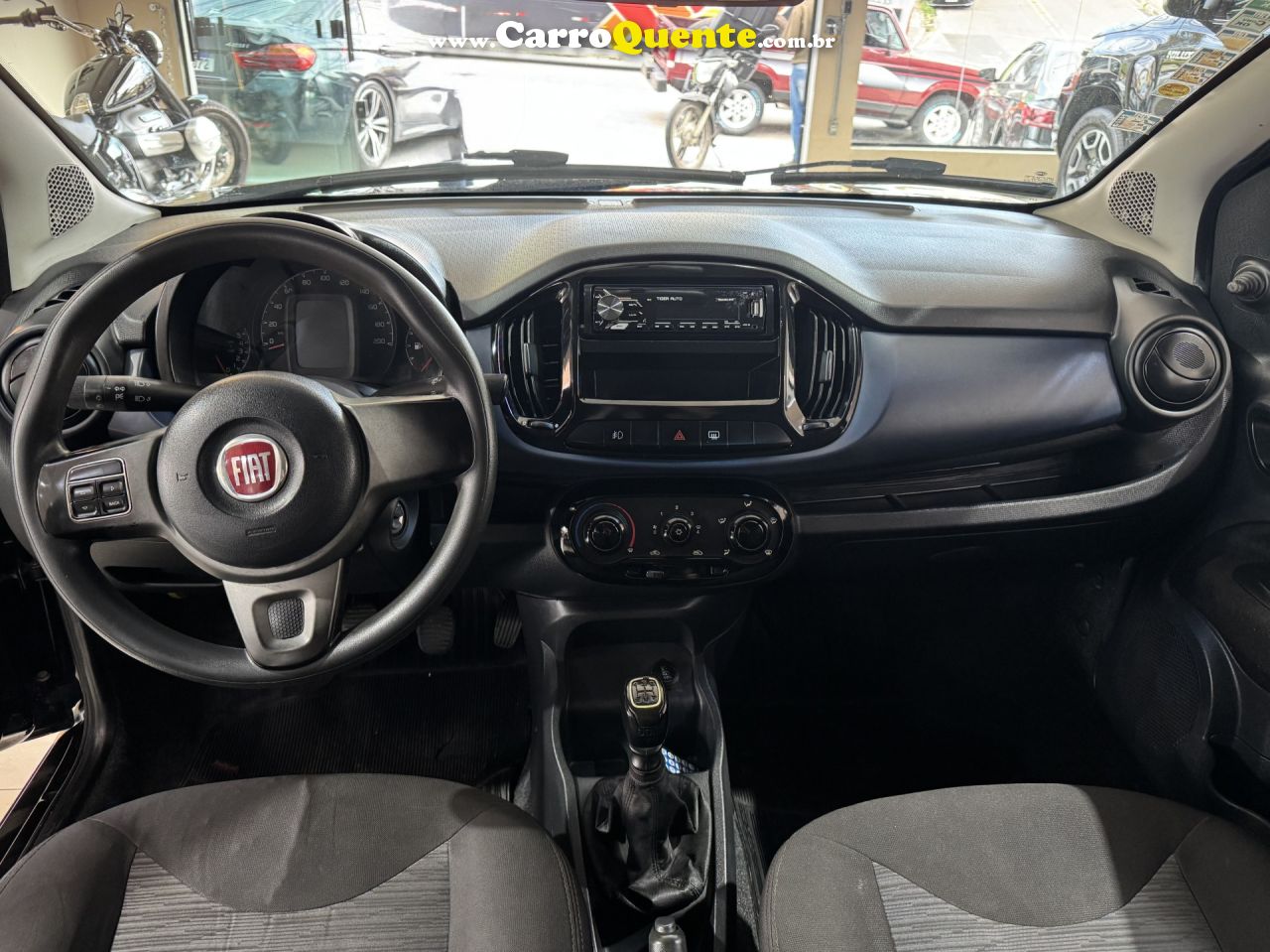FIAT   UNO ATTRACTIVE 1.0 FIRE FLEX 8V 5P   PRETO 2015 1.0 FLEX - Loja