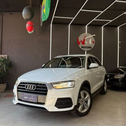 AUDI   Q3 1.4 TFSITFSI FLEX S-TRONIC 5P   BRANCO 2018 1.4 FLEX