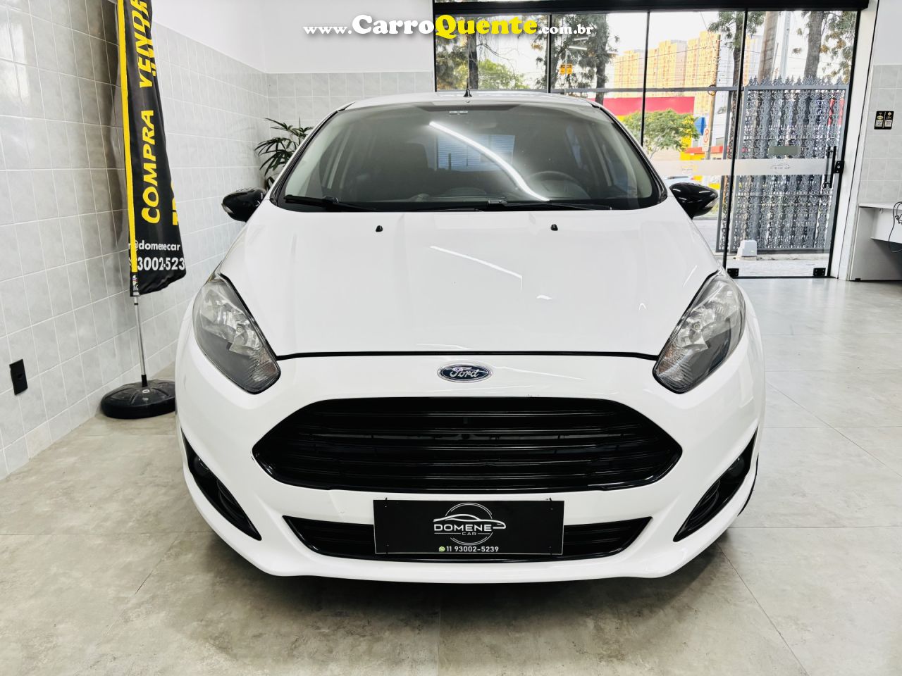 FORD   FIESTA SEL 1.6 16V FLEX MEC. 5P   BRANCO 2017 1.6 FLEX - Loja